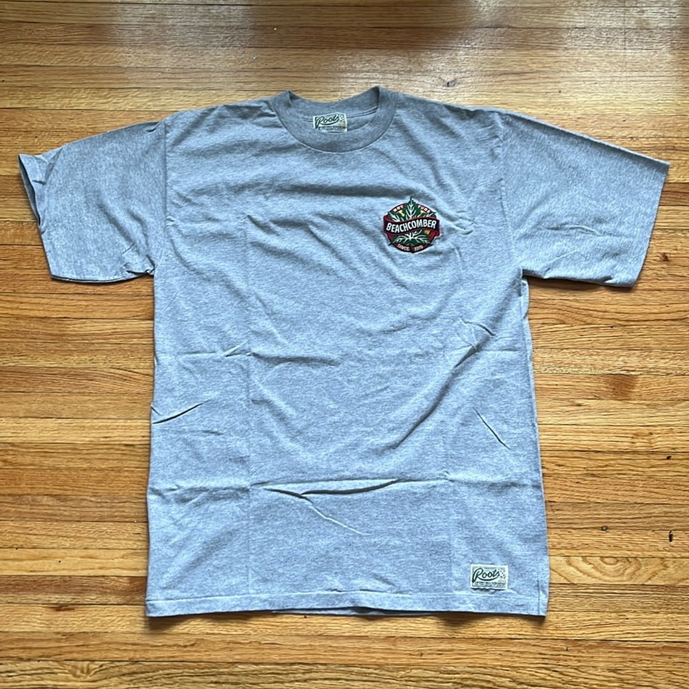 Roots Gray Short Sleeve vintage tee